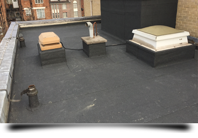 Flat roof repair and replacement by T. J. Copping Ltd Roofing